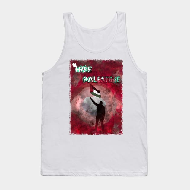 Free Palestine Flag P5 Tank Top by FasBytes